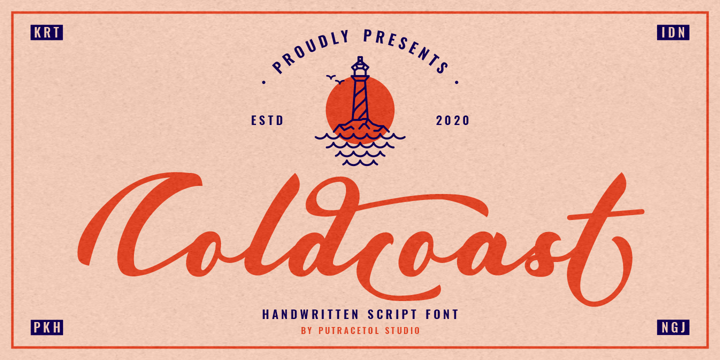 Coldcoast Regular Font preview